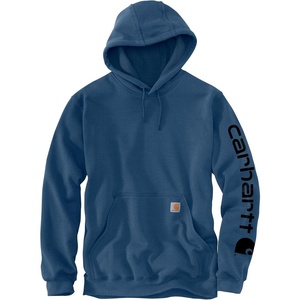 Carhartt Men’s Iconic K288 Logo Sweatshirt Closeout(Deep Ocean Heather)