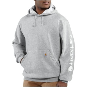 Carhartt Men’s Iconic K288 Logo Sweatshirt Closeout(Heather Gray)