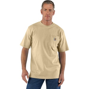 Carhartt Men’s Iconic K87 Pocket T-Shirt Closeout(Beach Heather)