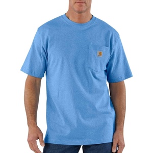 Carhartt Men’s Iconic K87 Pocket T-Shirt Closeout(Blue Lagoon Heather)