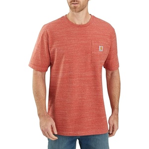 Carhartt Men’s Iconic K87 Pocket T-Shirt Closeout(Cayenne Snow Heather)
