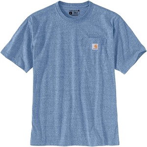 Carhartt Men’s Iconic K87 Pocket T-Shirt Closeout(Coastal Snow Heather)