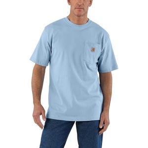 Carhartt Men’s Iconic K87 Pocket T-Shirt Closeout(Fog Blue)