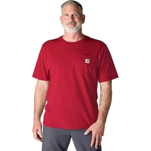 Carhartt Men’s Iconic K87 Pocket T-Shirt Closeout(Industry Red)