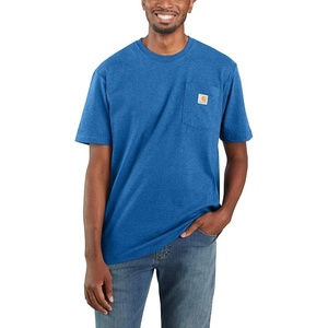Carhartt Men’s Iconic K87 Pocket T-Shirt Closeout(Light Cobalt Heather)