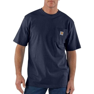 Carhartt Men’s Iconic K87 Pocket T-Shirt Closeout(Navy Heather)