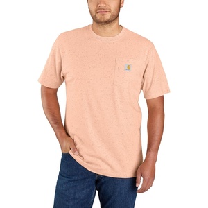 Carhartt Men’s Iconic K87 Pocket T-Shirt Closeout(Pale Apricot Nep)