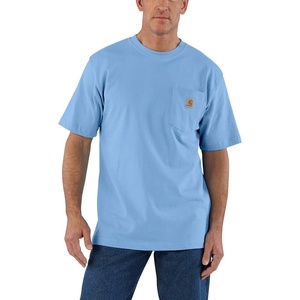Carhartt Men’s Iconic K87 Pocket T-Shirt Closeout(Skystone Heather)