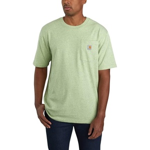 Carhartt Men’s Iconic K87 Pocket T-Shirt Closeout(Soft Green Nep)