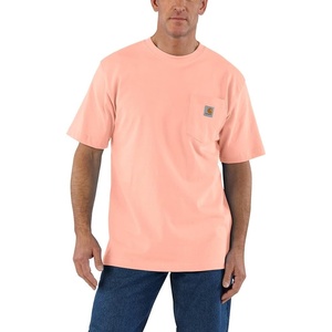 Carhartt Men’s Iconic K87 Pocket T-Shirt Closeout(Tropical Peach)