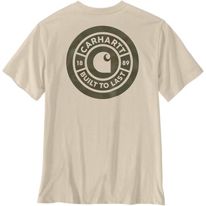 Carhartt Mens Irvine Relaxed Camo Rivet T-Shirt(Oat Milk)