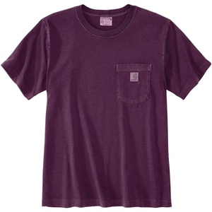 Carhartt Men’s Irvine Relaxed Garment Dyed T-Shirt(Eggplant)