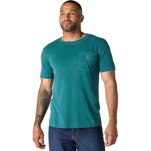 Carhartt Men’s Irvine Relaxed Garment Dyed T-Shirt(Greenstone)