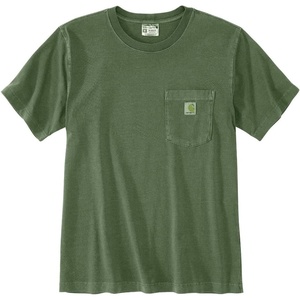 Carhartt Men’s Irvine Relaxed Garment Dyed T-Shirt(Oak Leaf)
