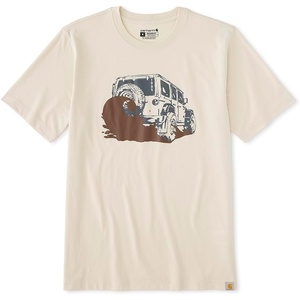 Carhartt Men’s Irvine Relaxed Mud T-Shirt(Oat Milk)