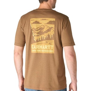 Carhartt Men’s Irvine Relaxed Outdoor T-Shirt(Red Duck Heather)