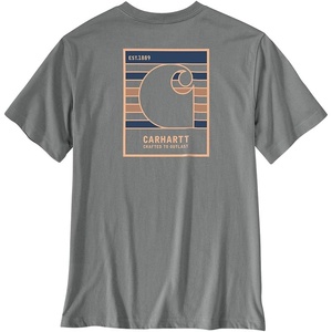 Carhartt Men’s Irvine Relaxed Outlast T-Shirt(Weathered Ash Heather)