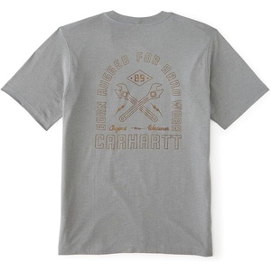 Carhartt Men’s Irvine Relaxed Tool T-Shirt(Weathered Ash Heather)