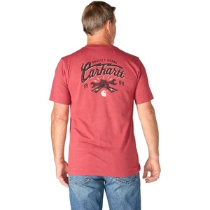 Carhartt Men’s Irvine Relaxed Wrench T-Shirt(Amber Terrain Heather)