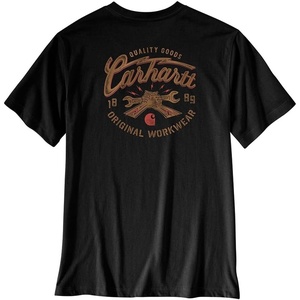 Carhartt Men’s Irvine Relaxed Wrench T-Shirt(Black)