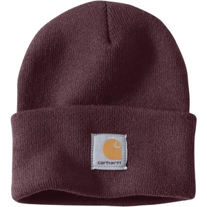 Carhartt Men’s Knit Cuffed Beanie Closeout(Deep Wine)