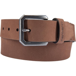 Carhartt Men’s Saddle Leather Belt(Carhartt Brown)