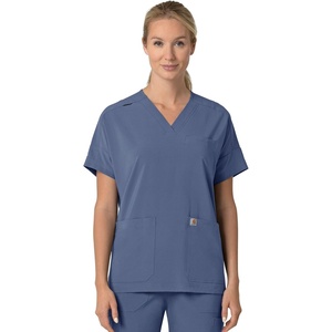 Carhartt Scrubs C13110 Women’s Force® Cross-Flex Modern Fit Oversized V(Riverside)