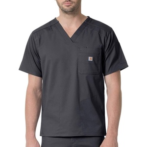 Carhartt Scrubs C16418 Men’s Rugged Flex® Modern Fit Ripstop Chest Pock(Dark Purple)