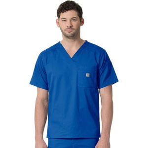Carhartt Scrubs C16418 Men’s Rugged Flex® Modern Fit Ripstop Chest Pock(Royal)