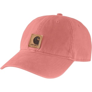Carhartt mens Canvas Cap Closeout(Aged Coral)