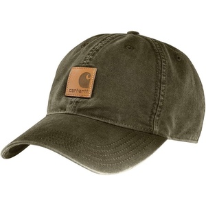 Carhartt mens Canvas Cap Closeout(Army Green)