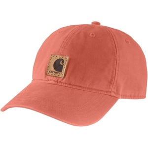 Carhartt mens Canvas Cap Closeout(Terracotta)