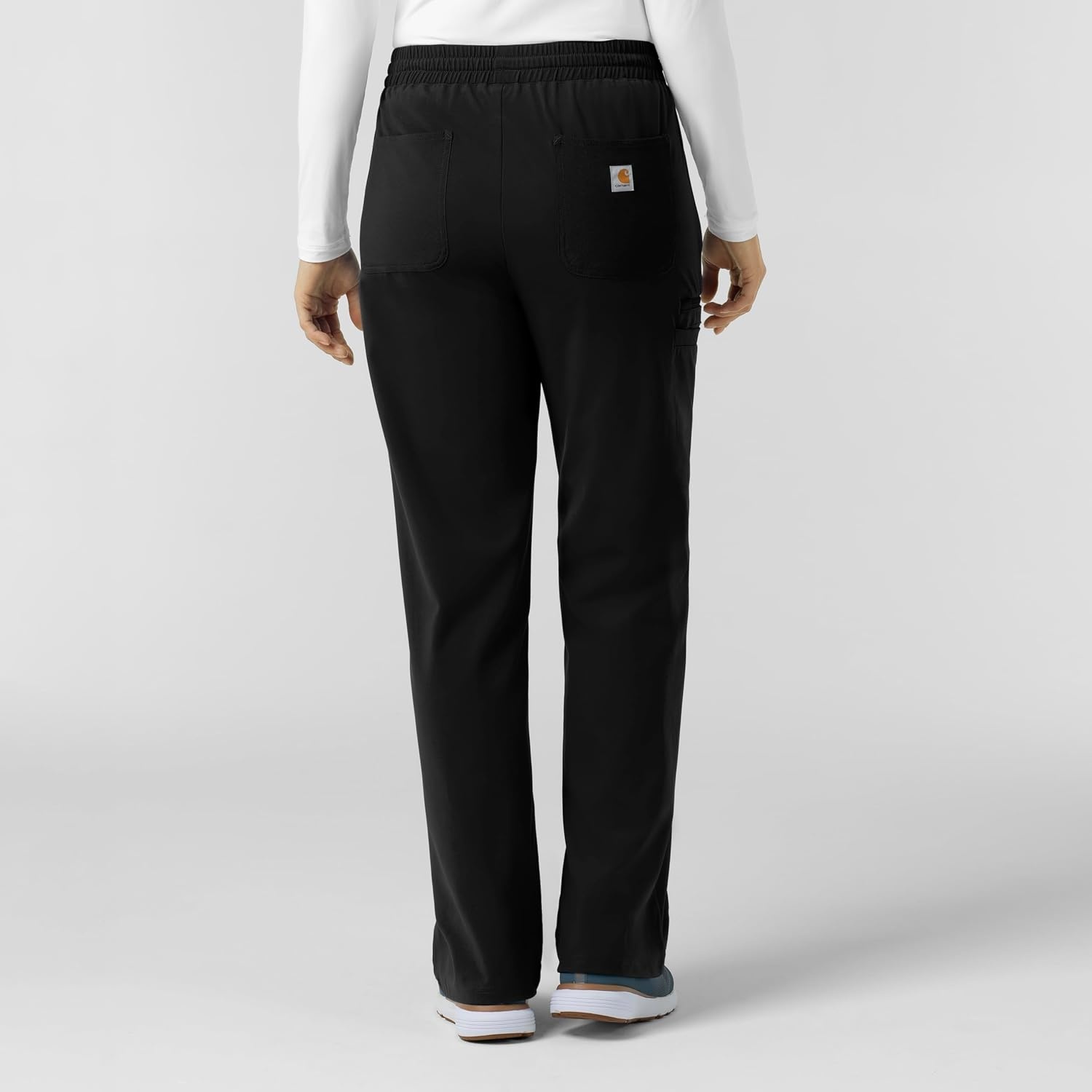 image:imageCarhartt Force CrossFlex Knit Womens Boot Cut Scrub PantBlack