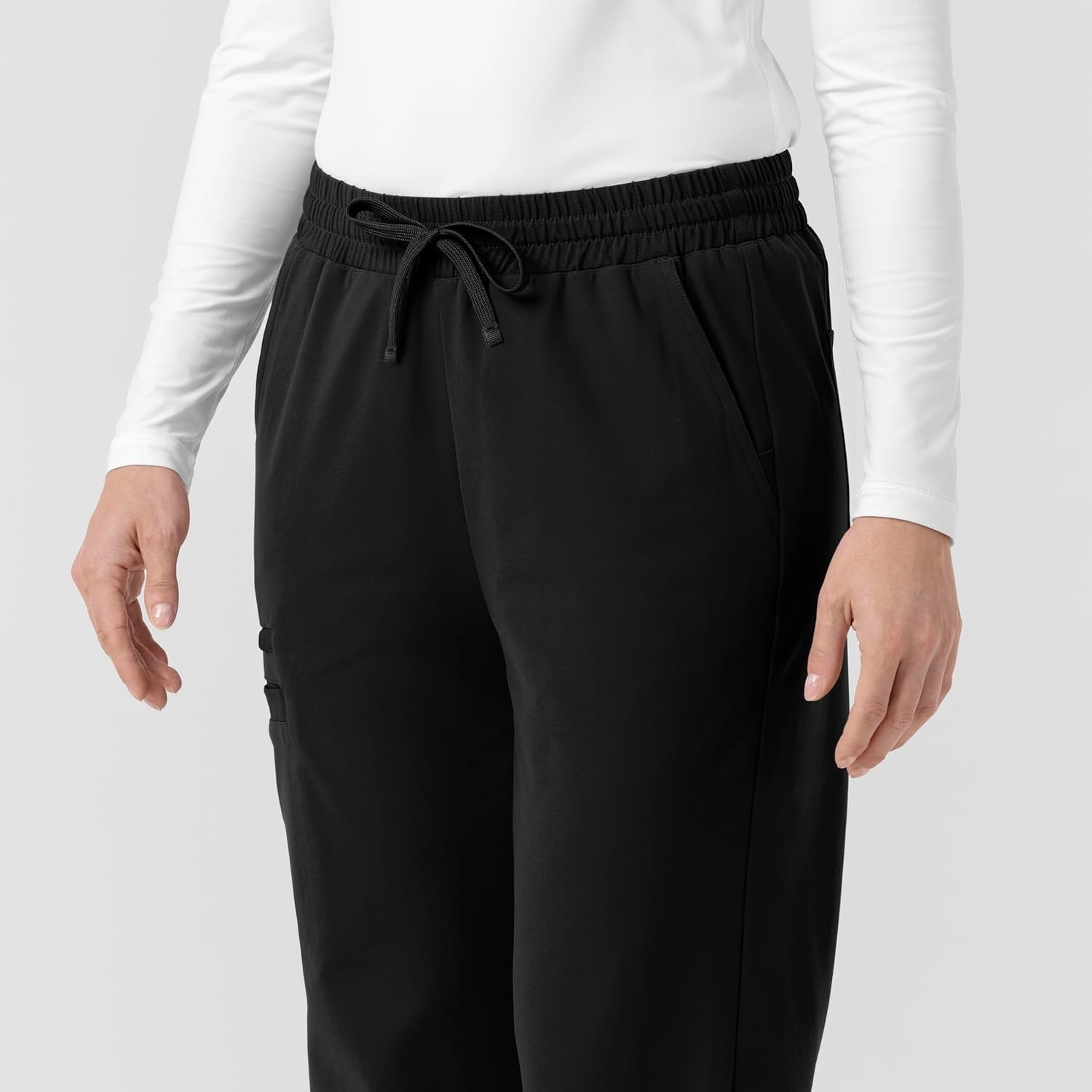 image:imageCarhartt Force CrossFlex Knit Womens Boot Cut Scrub PantBlack