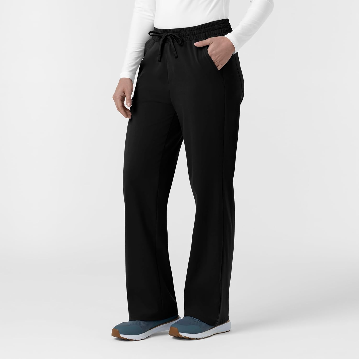 image:imageCarhartt Force CrossFlex Knit Womens Boot Cut Scrub PantBlack