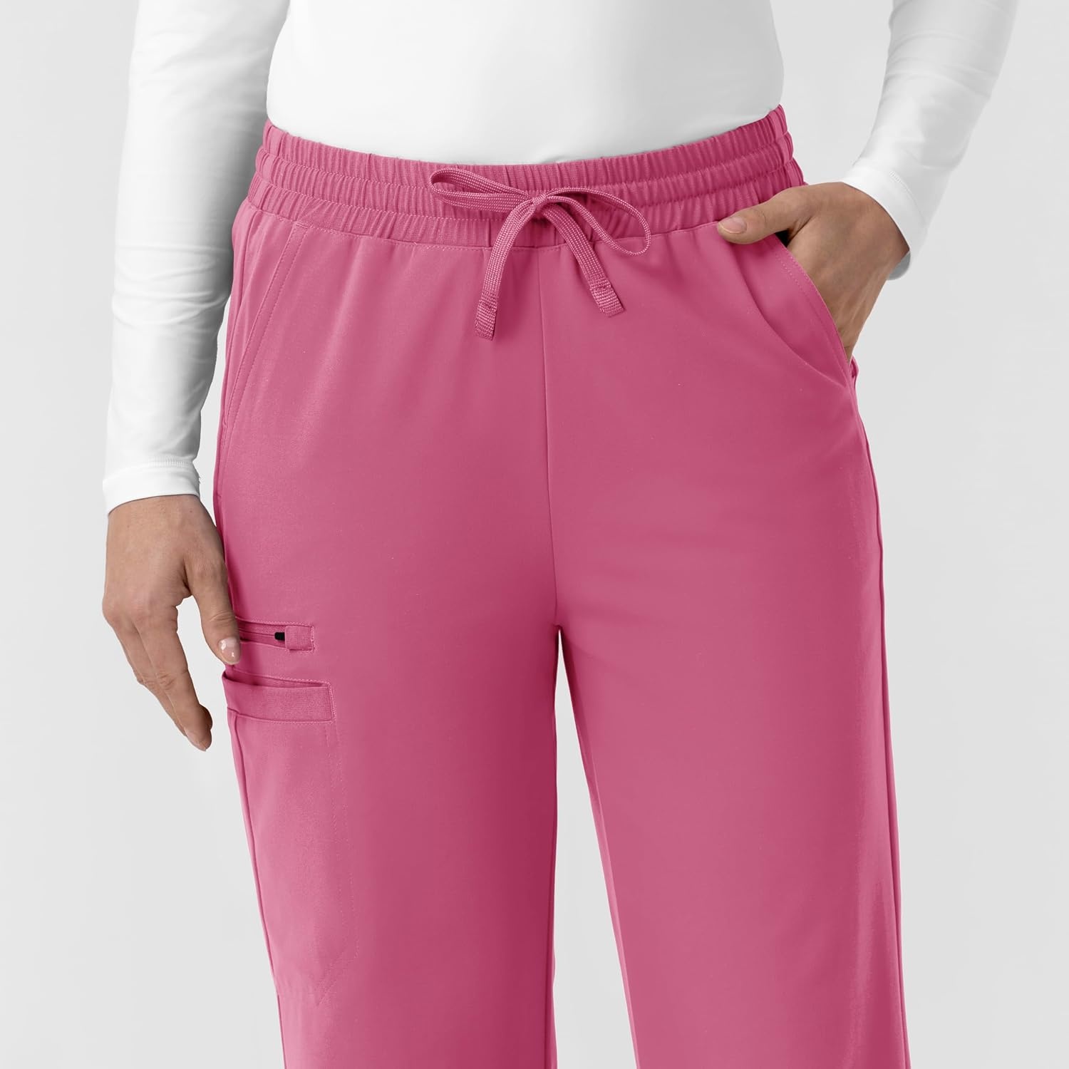 image:imageCarhartt Force CrossFlex Knit Womens Boot Cut Scrub PantElectric Fuschia