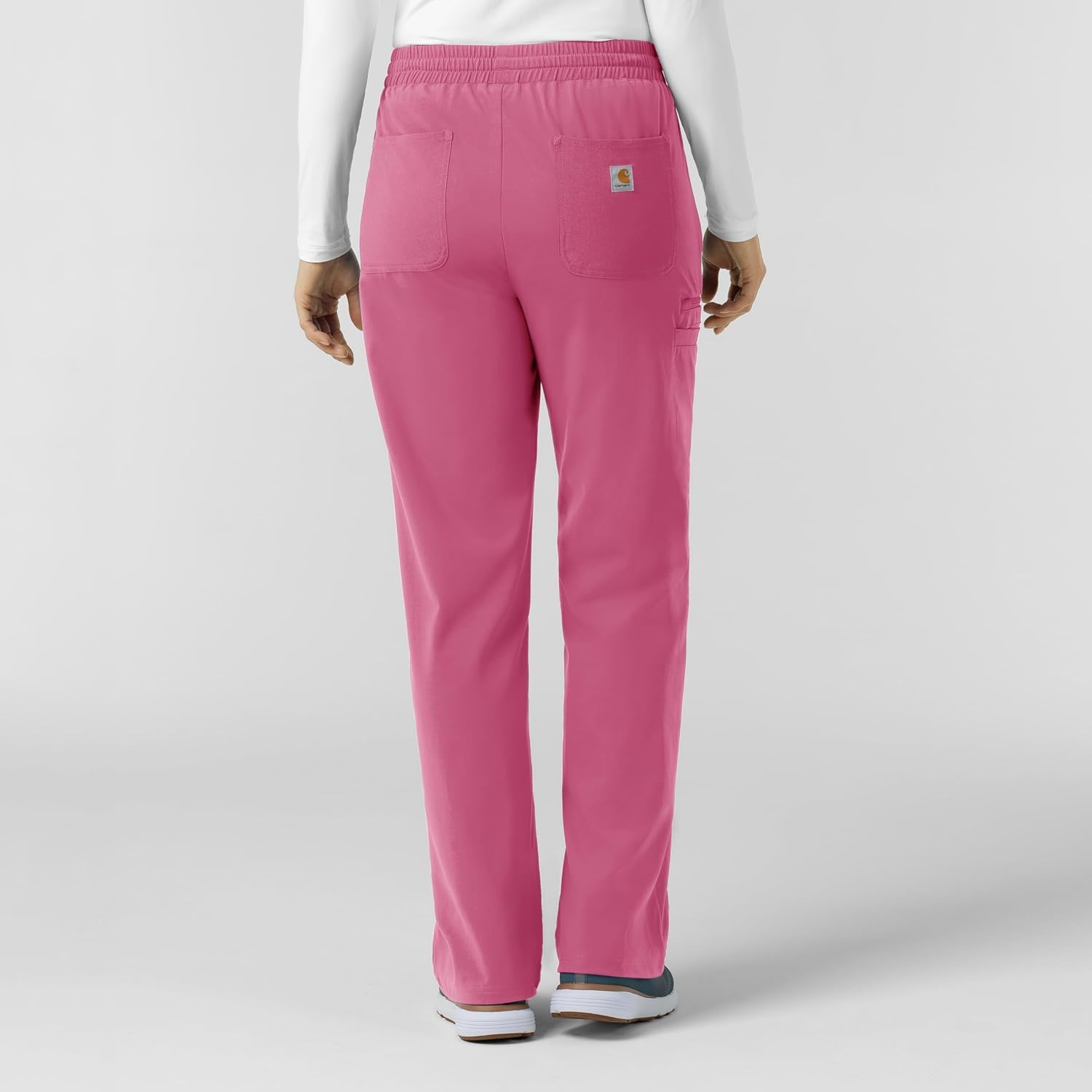 image:imageCarhartt Force CrossFlex Knit Womens Boot Cut Scrub PantElectric Fuschia