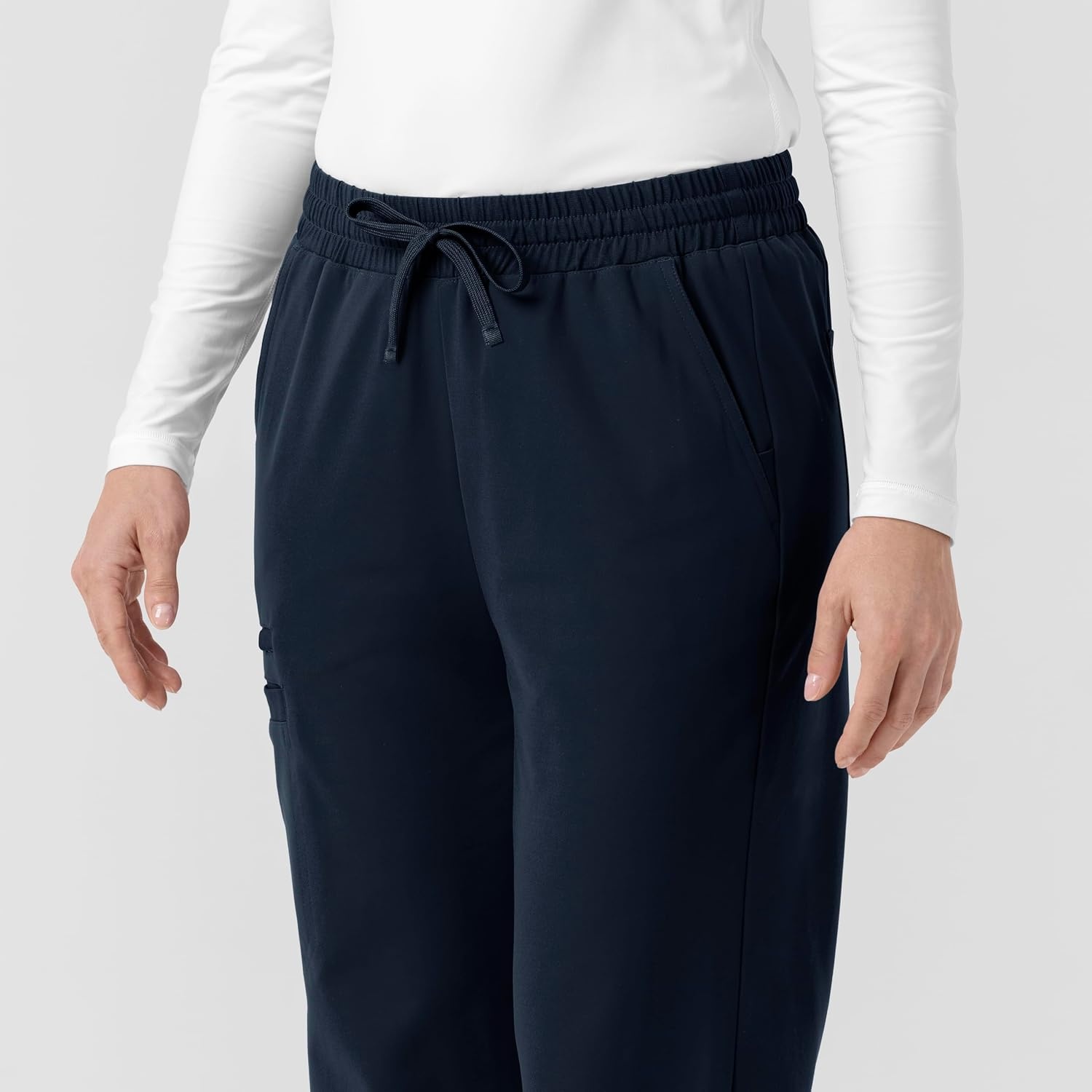 image:imageCarhartt Force CrossFlex Knit Womens Boot Cut Scrub PantNavy