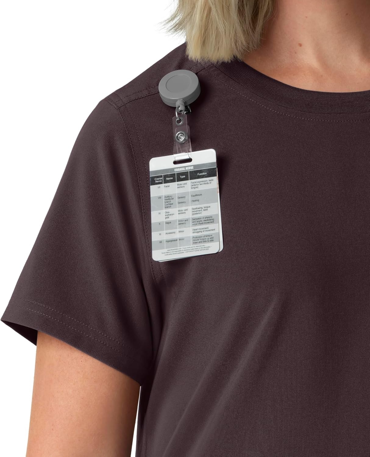 image:imageCarhartt Force CrossFlex Womens Crew Neck Scrub TopDark Sepia