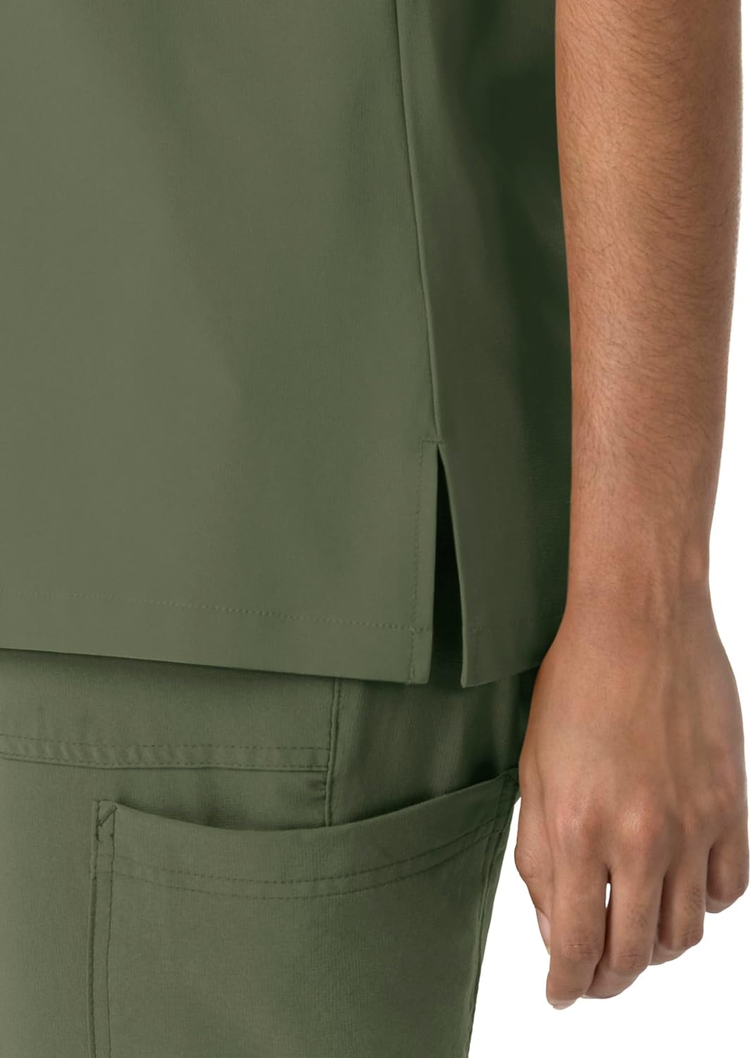 image:imageCarhartt Force CrossFlex Womens Crew Neck Scrub TopOlive