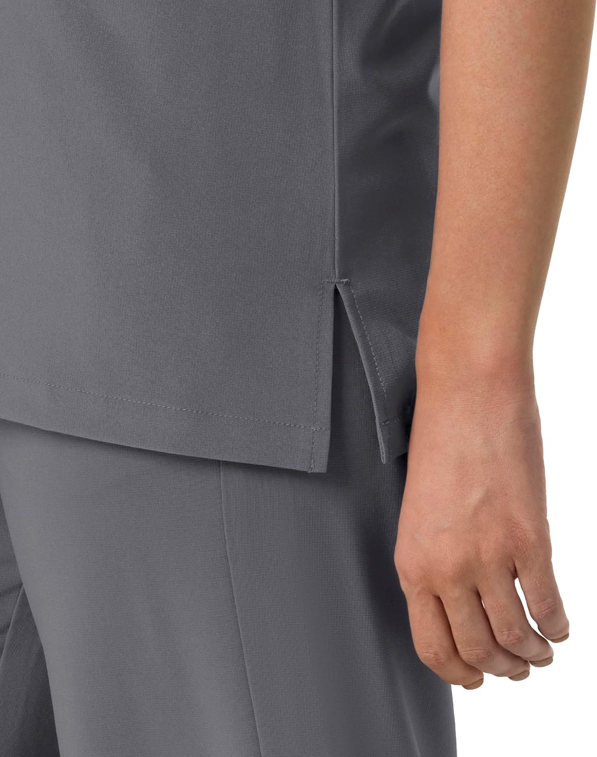 image:imageCarhartt Force CrossFlex Womens Crew Neck Scrub TopPewter