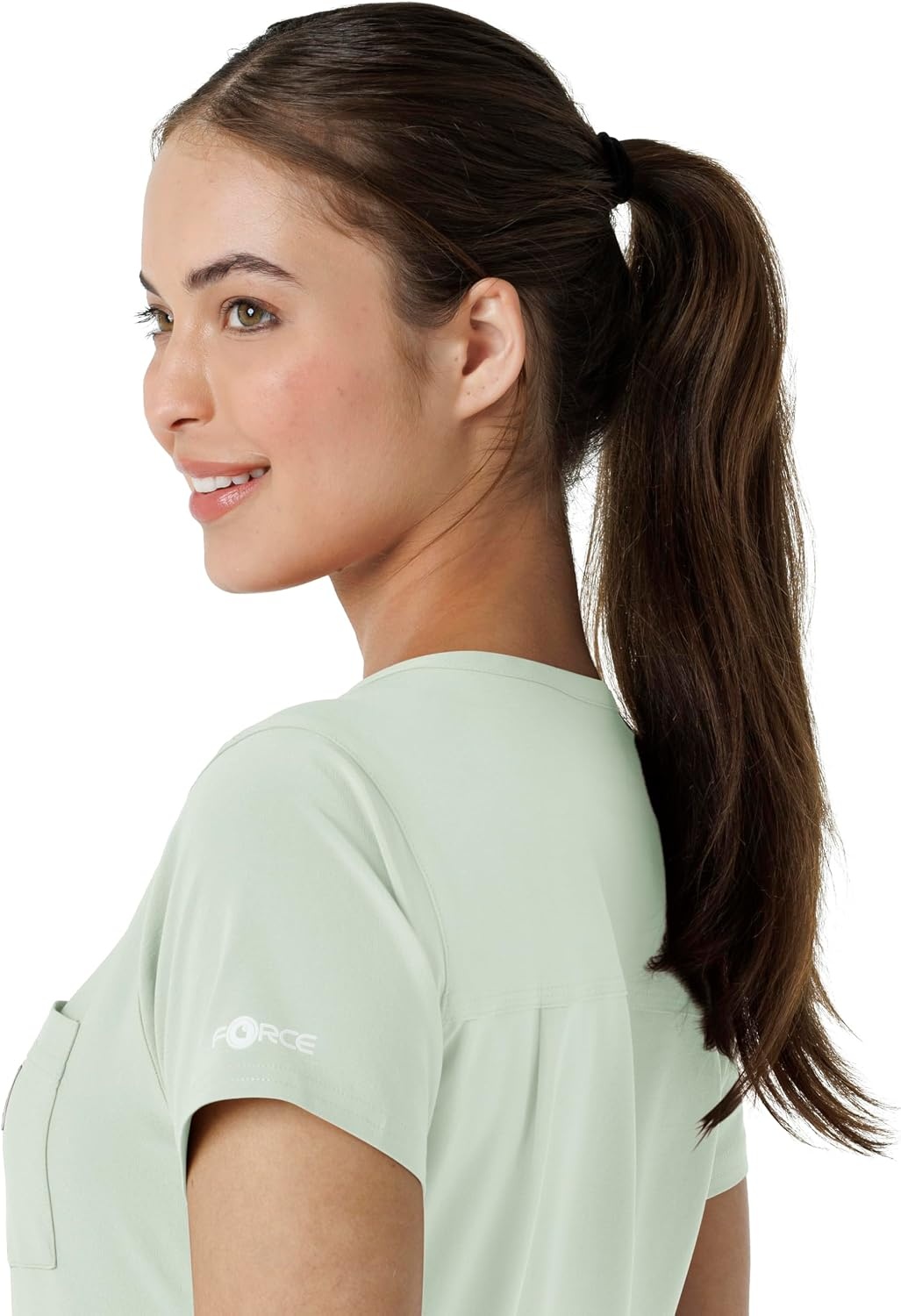 image:imageCarhartt Force CrossFlex Womens Tuckin Scrub TopBig Sky