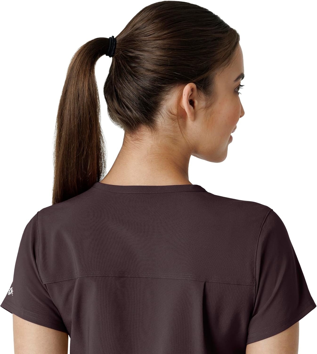 image:imageCarhartt Force CrossFlex Womens Tuckin Scrub TopDark Sepia