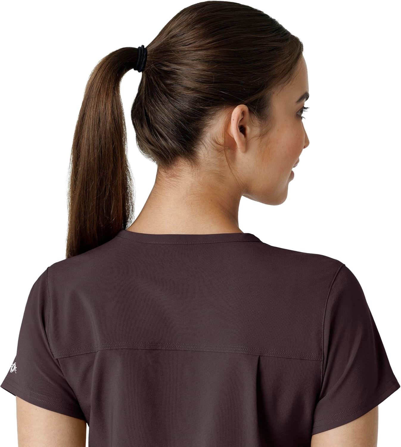 image:imageCarhartt Force CrossFlex Womens Tuckin Scrub TopDark Sepia