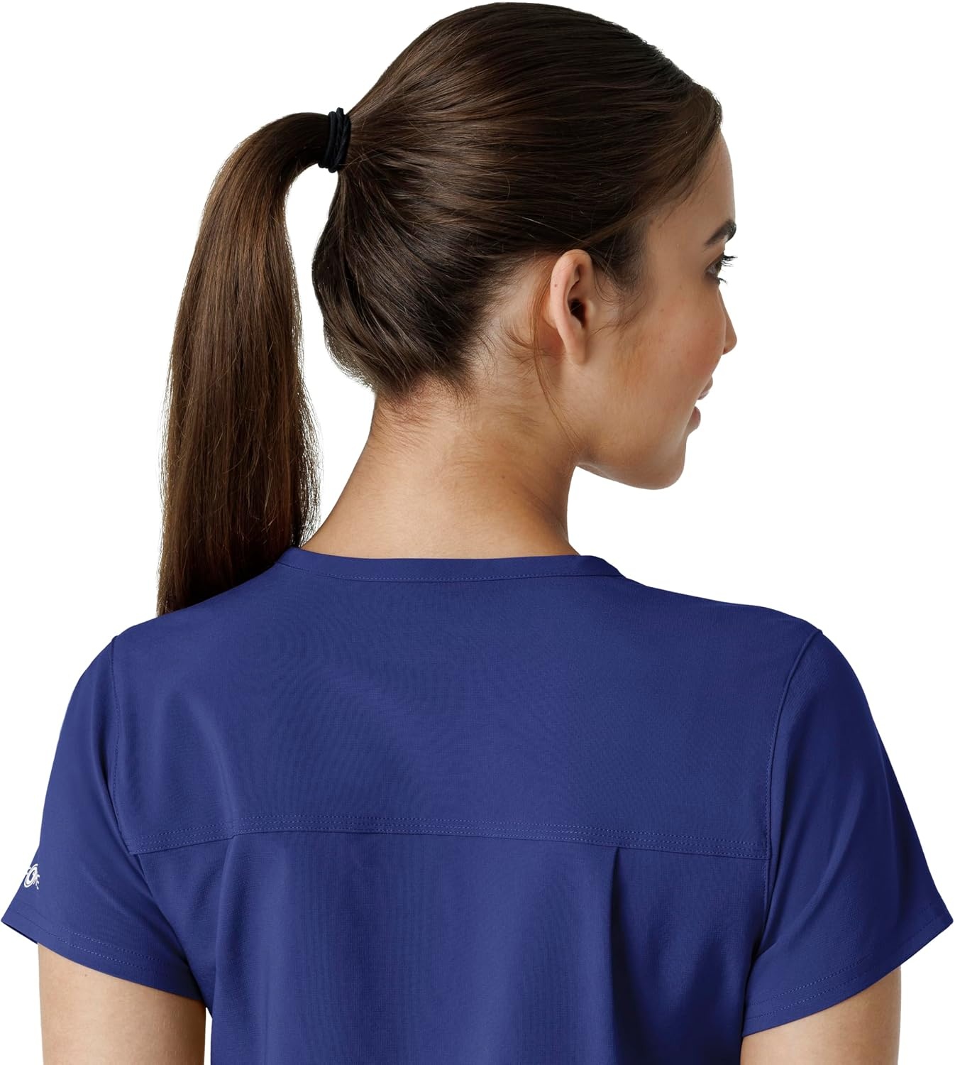 image:imageCarhartt Force CrossFlex Womens Tuckin Scrub TopGalaxy Blue