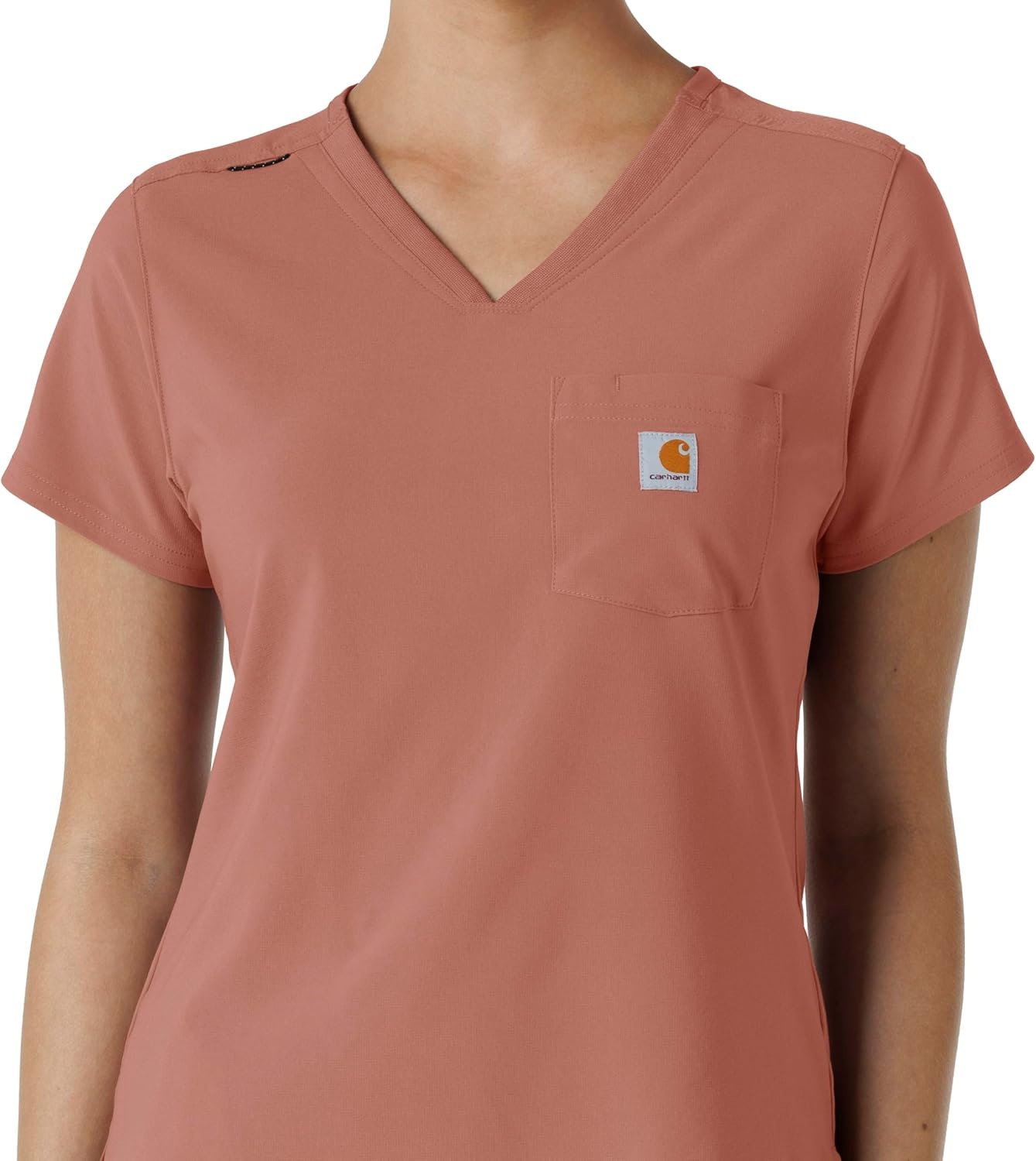image:imageCarhartt Force CrossFlex Womens Tuckin Scrub TopWildrose