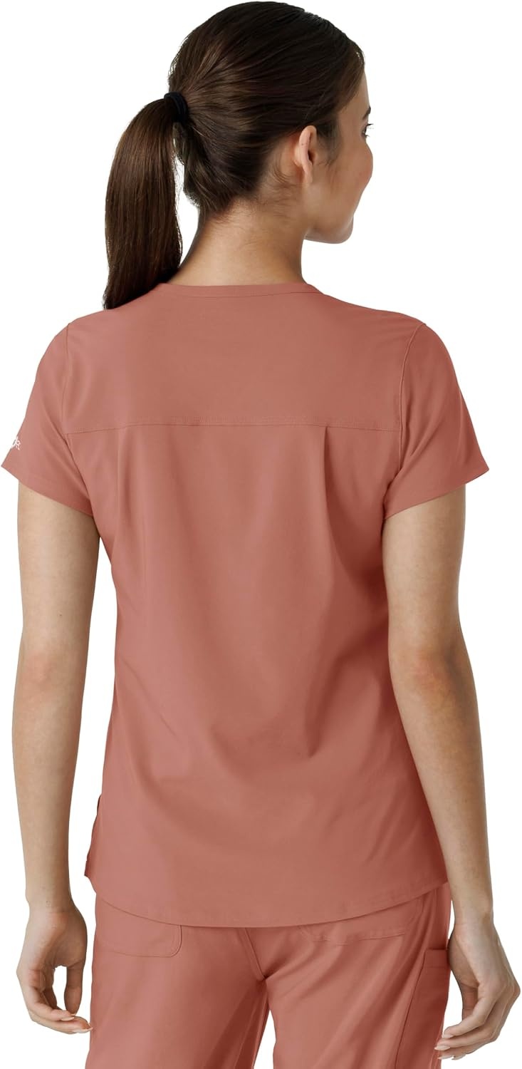 image:imageCarhartt Force CrossFlex Womens Tuckin Scrub TopWildrose