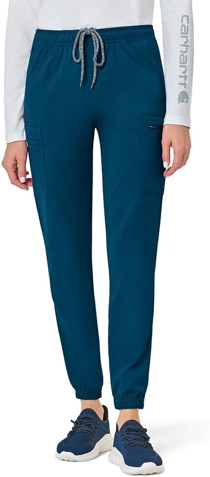 image:imageCarhartt Rugged Flex Peak Womens Cargo Jogger Scrub PantCaribbean