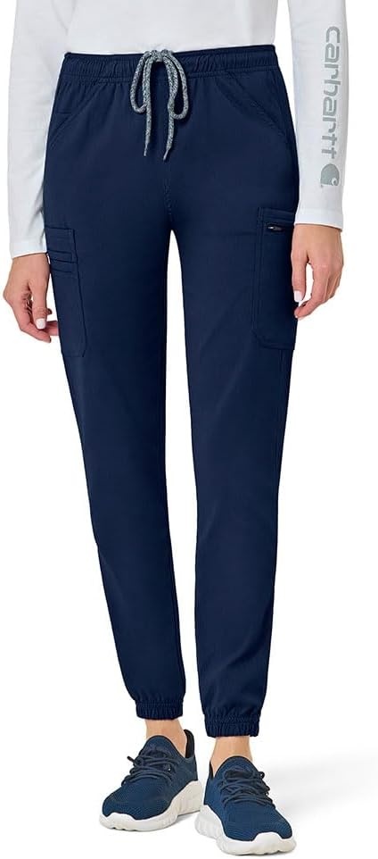 image:imageCarhartt Rugged Flex Peak Womens Cargo Jogger Scrub PantNavy