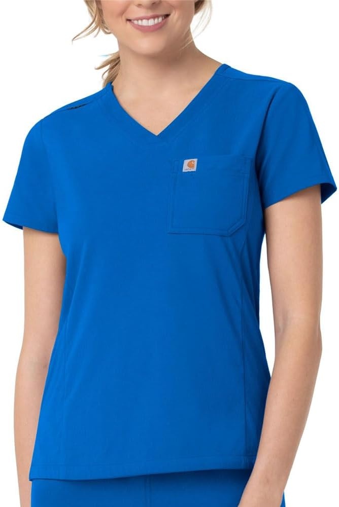 image:imageCarhartt Rugged Flex Peak Womens Tuckin Scrub TopRoyal